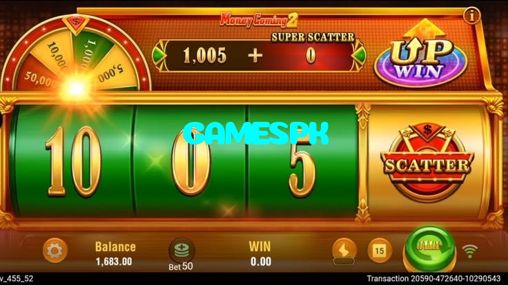 GAMESPK casino presented on mobile device in Pakistan with slots and live games